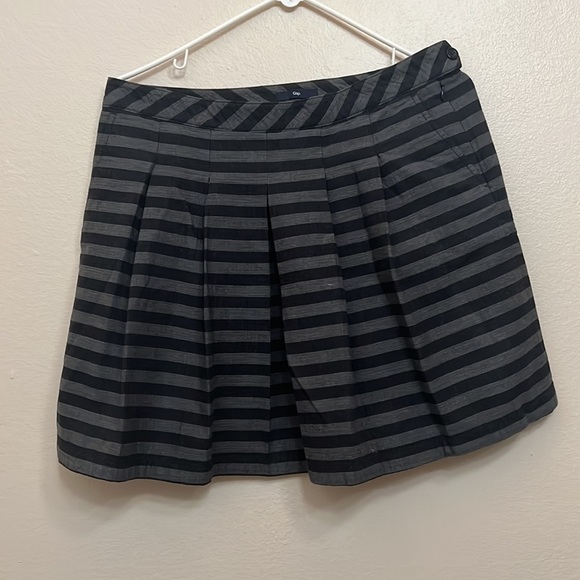 GAP Stripes Cotton Mini Skirt Mid-rise - Picture 2 of 8